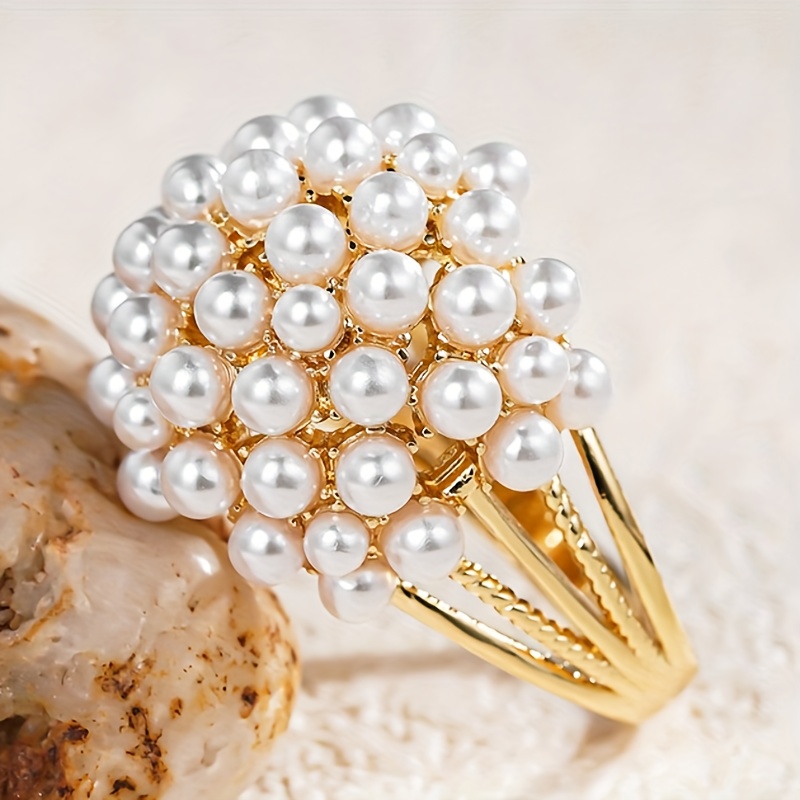 French Style Flower Ring for Women